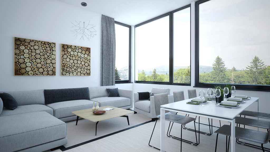 3d visualisation livingroom