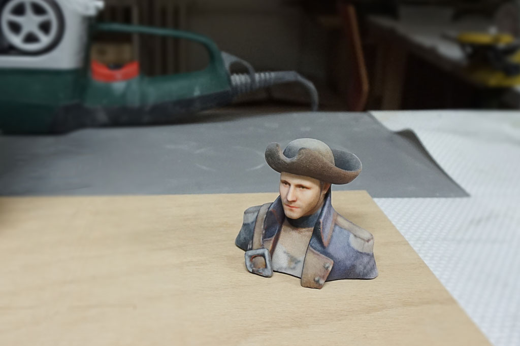 3d printed pirate bust